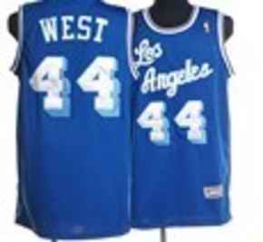 Lakers 44 Jerry West Blue Throwback Jerseys