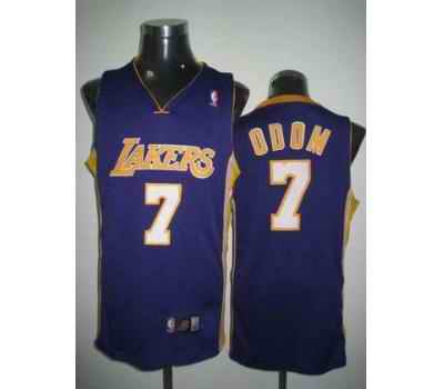 Lakers 7 Odom Purple Jerseys