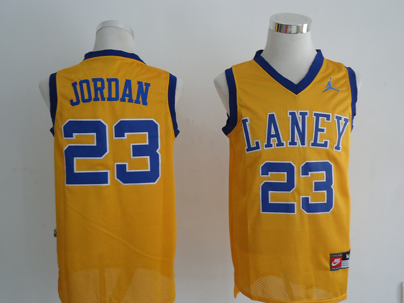 Laney 23 Jordan Yellow Jerseys