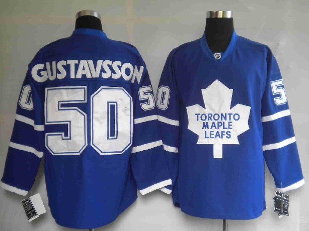 Leafs 50 Gustavsson Blue Jerseys