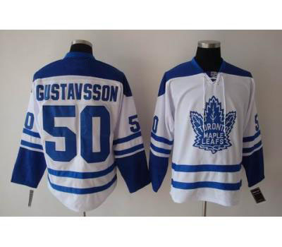 Leafs 50 Gustavsson White Jerseys