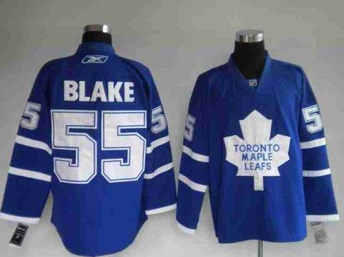 Leafs 55 Jason Blake Blue Jerseys