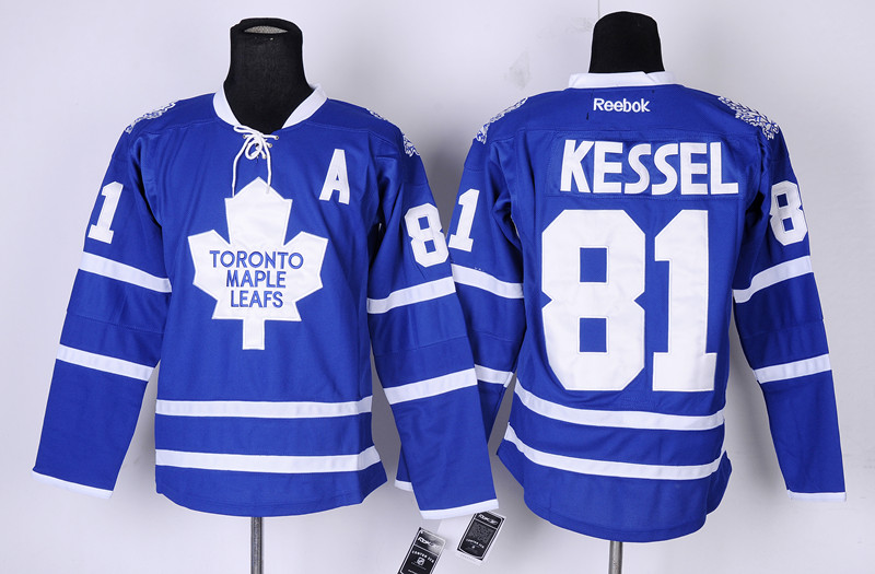 Leafs 81 Kessel Blue 3rd Jerseys