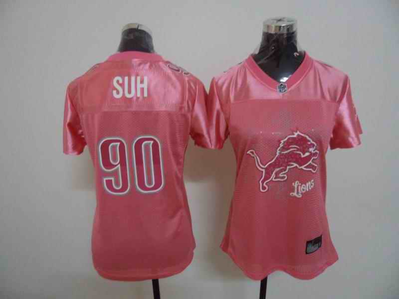 Lions 90 Suh pink 2011 fem fan women Jerseys Lions 90 Suh pink 2011 fem fan women Jerseys