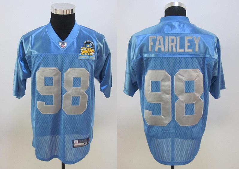 Lions 98 Fairley blue new Jerseys
