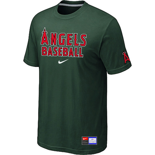 Los Angeles Angels of Anaheim D.Green Nike Short Sleeve Practice T-Shirt