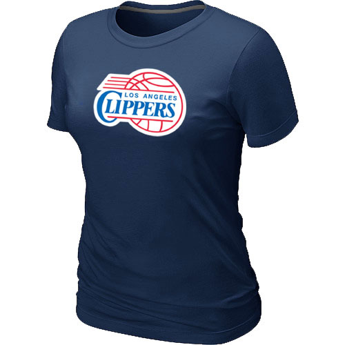 Los Angeles Clippers Big & Tall Primary Logo D.Blue Women's T-Shirt