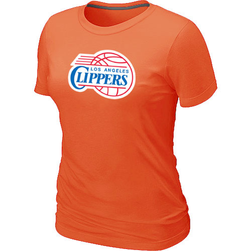 Los Angeles Clippers Big & Tall Primary Logo Orange Women's T-Shirt