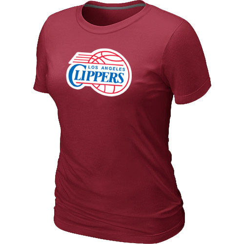 Los Angeles Clippers Big & Tall Primary Logo Red Women's T-Shirt