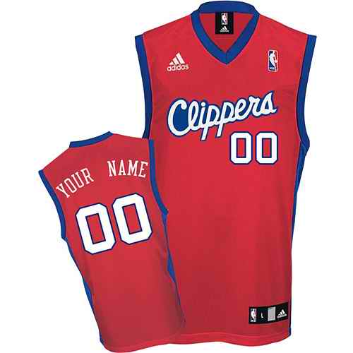 Los Angeles Clippers Youth Custom red Jersey