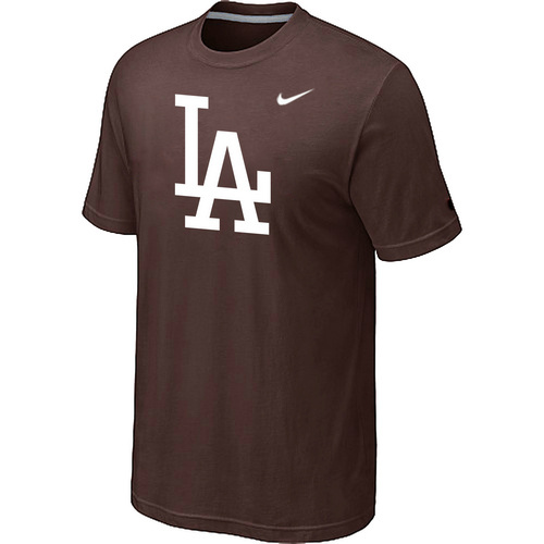 Los Angeles Dodgers Nike Logo Legend Brown T-Shirt