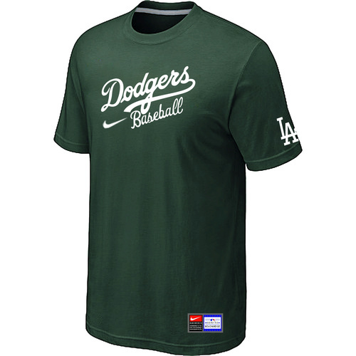 Los Angeles Dodgers Nike Short Sleeve Practice T-Shirt D.Green