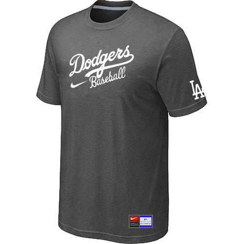 Los Angeles Dodgers Nike Short Sleeve Practice T-Shirt D.Grey
