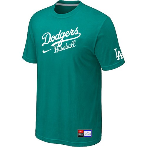 Los Angeles Dodgers Nike Short Sleeve Practice T-Shirt Green