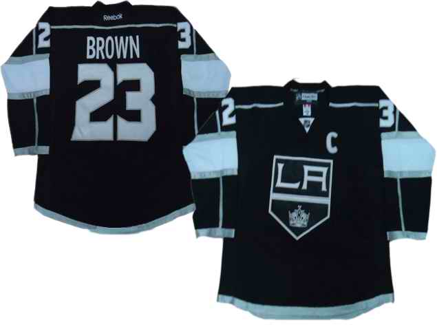 Los Angeles Kings 23 BROWN black Jerseys