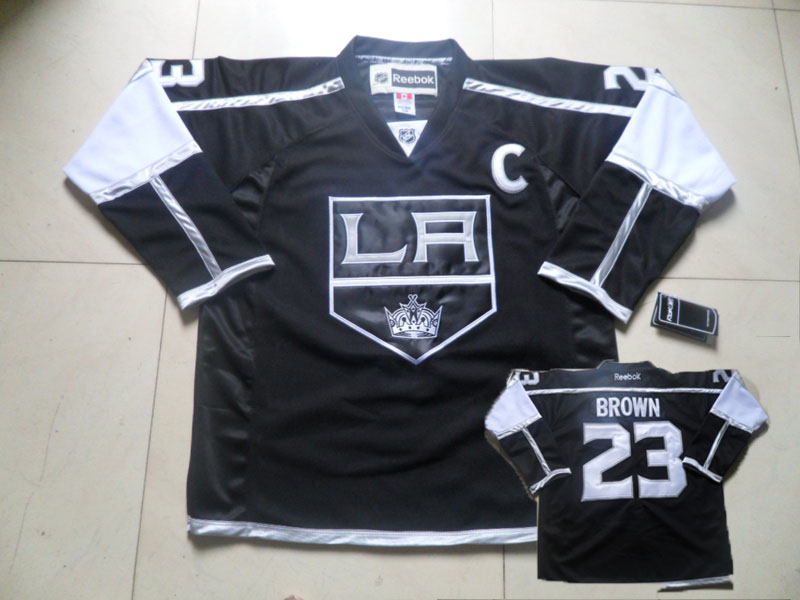 Los Angeles Kings 23 Brown Black Jerseys - Click Image to Close