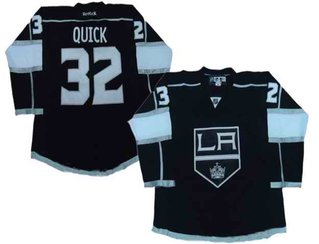 Los Angeles Kings 32 QUICK black Jerseys - Click Image to Close