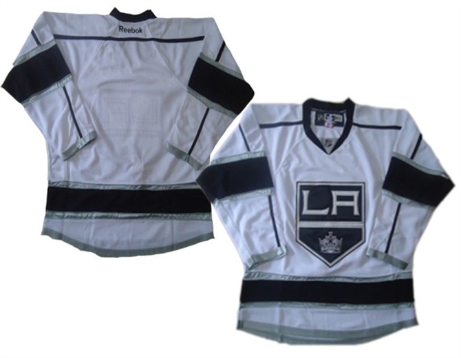 Los Angeles Kings blank white Jerseys - Click Image to Close