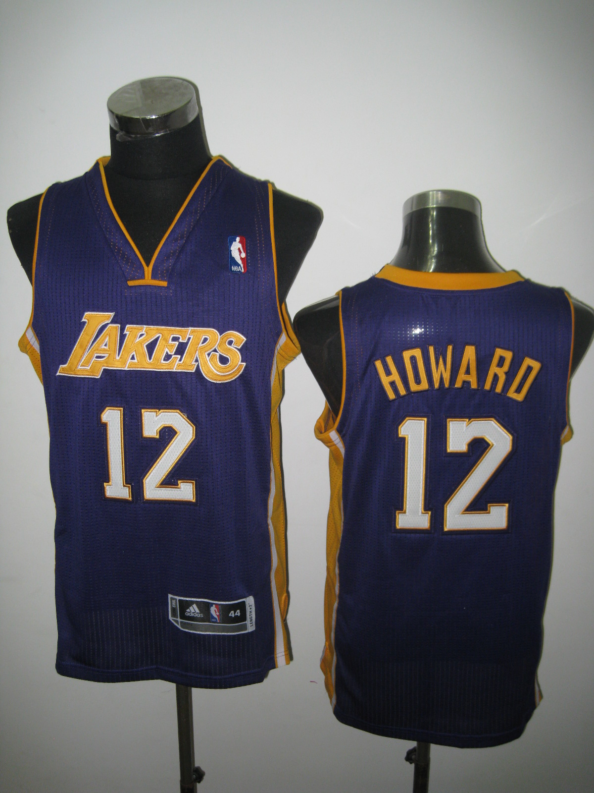 Los Angeles Lakers 12 HOWARD Purple Mesh Jerseys