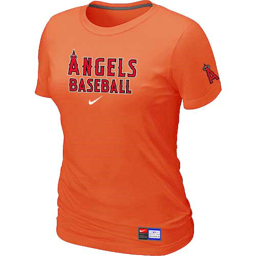 Los Angeles of Anaheim Nike Women's Orange Short Sleeve Practice T-Shirt