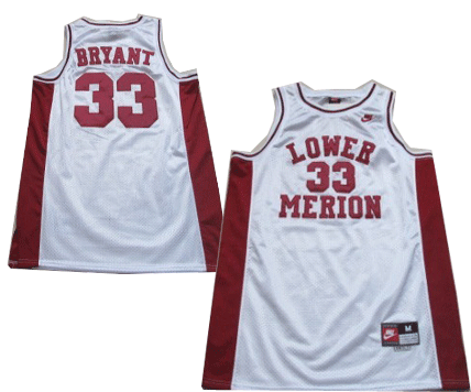 Lower Merion 33 BRYANT white Jerseys