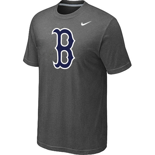 MLB Boston Red Sox Heathered Nike D.Grey Blended T-Shirt