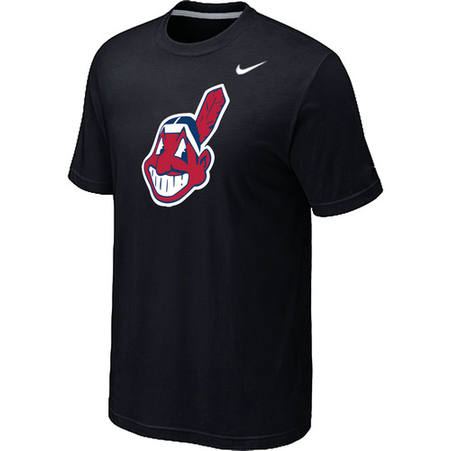 MLB Cleveland Indians Heathered Nike Black Blended T-Shirt