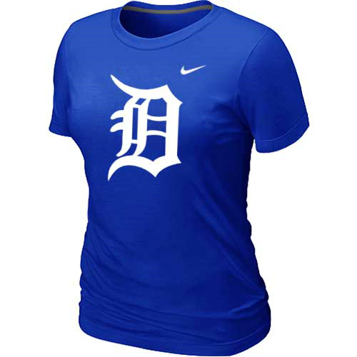 MLB Detroit Tigers Heathered Blue Nike Blended T-Shirt