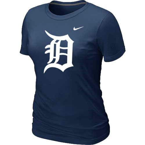 MLB Detroit Tigers Heathered D.Blue Nike Blended T-Shirt