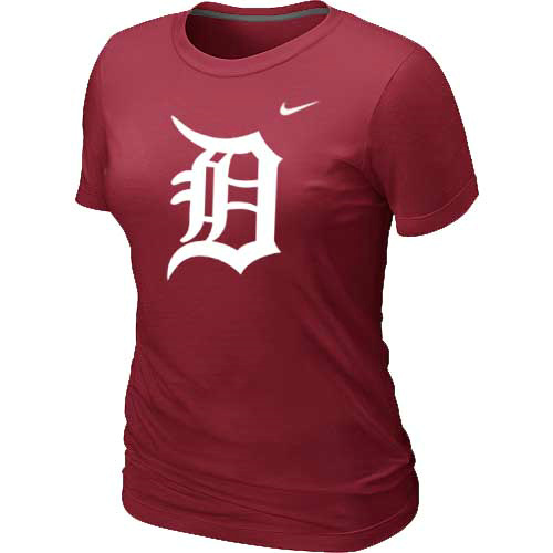 MLB Detroit Tigers Heathered Red Nike Blended T-Shirt