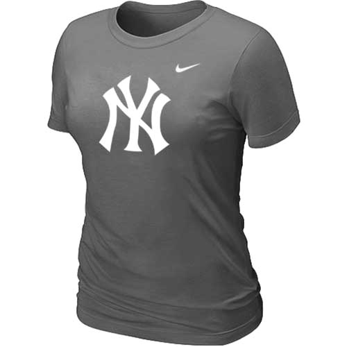 MLB New York Yankees Heathered D.Grey Nike Blended T-Shirt