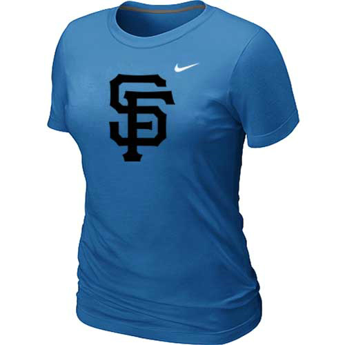 MLB San Francisco Giants Heathered L.blue Nike Blended T-Shirt