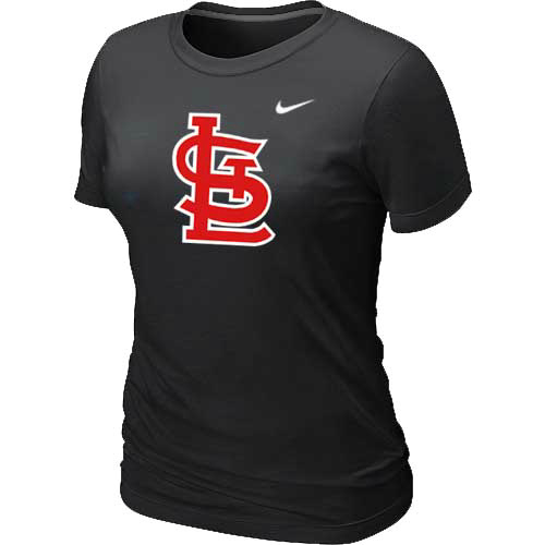 MLB St.Louis Cardinals Heathered Black Nike Blended T-Shirt