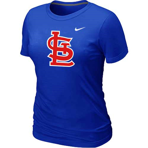 MLB St.Louis Cardinals Heathered Blue Nike Blended T-Shirt