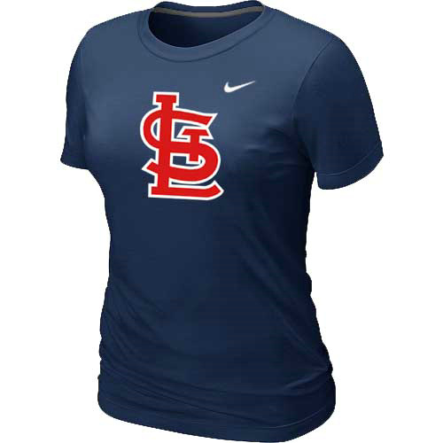 MLB St.Louis Cardinals Heathered D.Blue Nike Blended T-Shirt