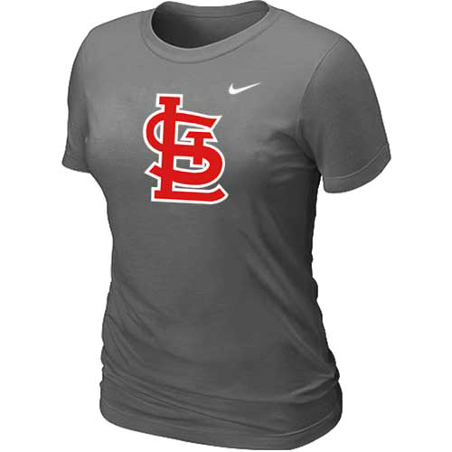 MLB St.Louis Cardinals Heathered D.Grey Nike Blended T-Shirt