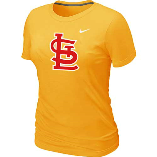 MLB St.Louis Cardinals Heathered Yellow Nike Blended T-Shirt