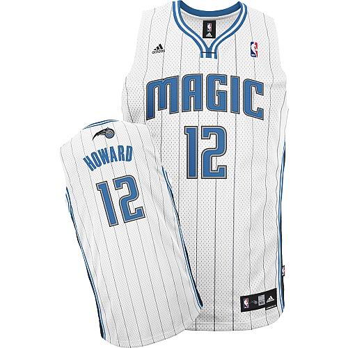 Magic 12 Dwight Howard White Jerseys