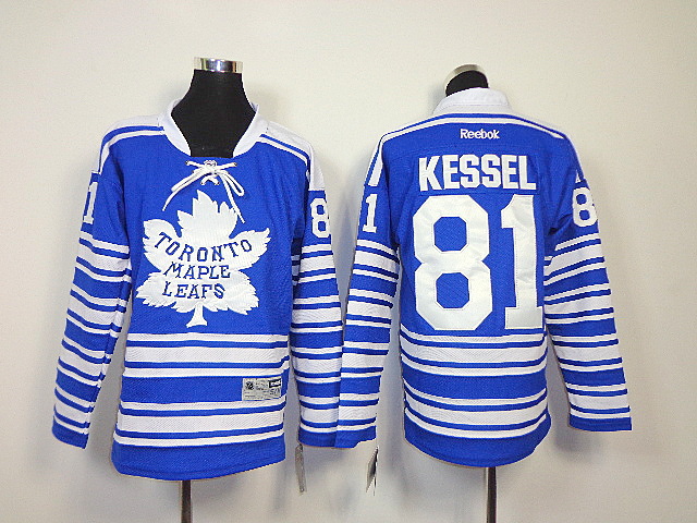 Maple Leafs 81 Kessel Blue Youth Jersey