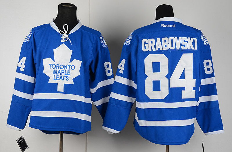 Maple Leafs 84 Grabovski Blue Jerseys