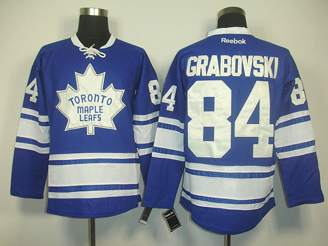 Maple Leafs 84 Gracovski Blue Jerseys