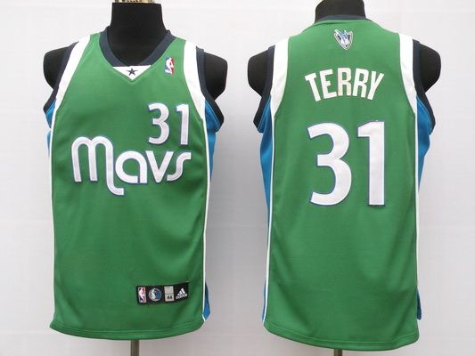 Mavericks 31 Jason Terry Green Jerseys
