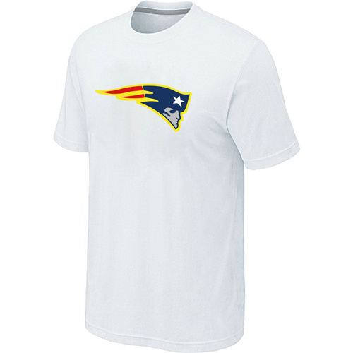 Men's New England Patriots Neon Logo Charcoal White T-shirt
