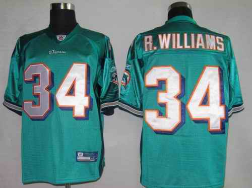Miami Dolphins 34 Williams green Jerseys