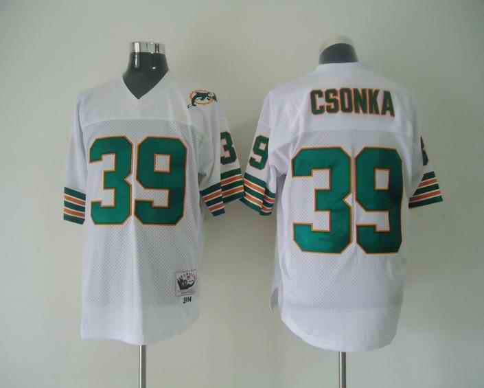 Miami Dolphins 39 Larry Csonka white Jersey Miami Dolphins 39 Larry Csonka white Jersey