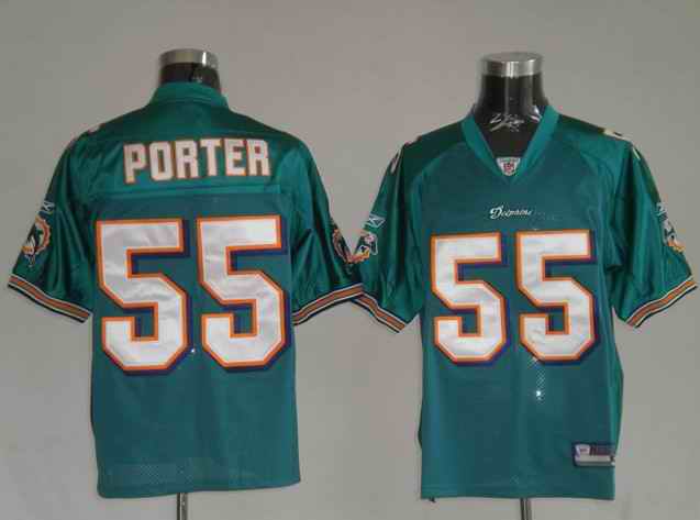 Miami Dolphins 55 Joey Porter Green Jerseys