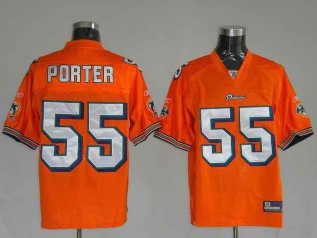 Miami Dolphins 55 Joey Porter Orange Jerseys Miami Dolphins 55 Joey Porter Orange Jerseys