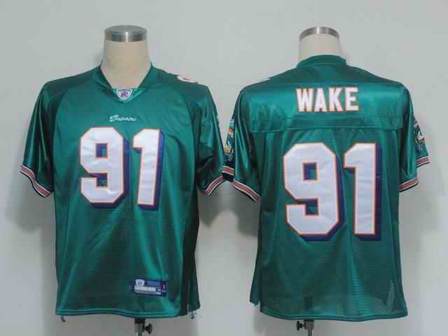 Miami Dolphins 91 Wake green Jerseys Miami Dolphins 91 Wake green Jerseys