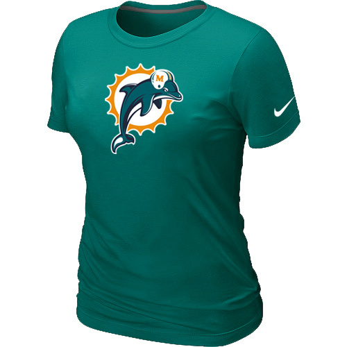 Miami Dolphins L.Green Women's Logo T-Shirt