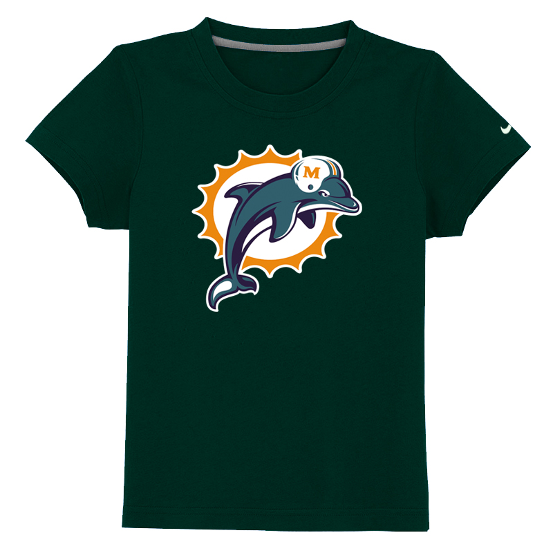 Miami Dolphins Sideline Legend Authentic Youth Logo T-Shirt D.Green